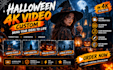 halloween 4k video custom