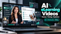 create ai elearning course video, training video and animated explainer