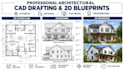 provide professional architectural cad drafting and 2d blueprints
