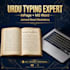 do professional urdu typing in inpage and ms word jameel noori nastaleeq