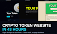 design a solana meme coin token website in 48 hours