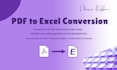 convert PDF files to formatted excel spreadsheets