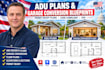 do professional adu plans and garage conversion blueprints