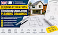 create UK building regulations structural calculations planning drawings