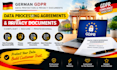 prepare german gdpr data processing agreements and privacy document