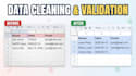 do data cleaning, data entry, and verification in excel and google sheets