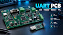 design uart pcb, usb uart, rs232 rs485 ttl interface and embedded hardware stm32