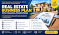 write a professional real estate business plan with financial projections