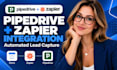 integrate pipedrivecrm with zapier and automate lead capture