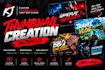 design high quality eye catching youtube thumbnails