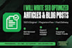 seo blogs posts and website content that ranks