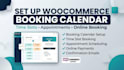 setup woocommerce booking calendar with time slots