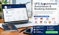 develop booking appointment bot,vfs bot,booking bot,vfs appointment slot watcher