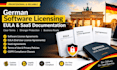 prepare german software licensing, eula and saas documentation