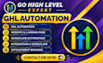 setup gohighlevel automation, workflow, funnels setup and appointment booking