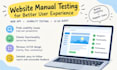 review website manual testing for web app usability testing and UI UX audit