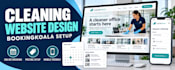 create office cleaning website with booking koala pricing