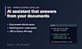 build an ai chatbot that answers from your documents with sources