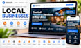 design local business website and home service website with wordpress