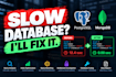 diagnose and fix postgresql database performance issues