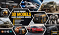 do game ready model gun hard surface props spaceship vehicle hard surface model