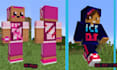 create minecraft skin, minecraft arts, and custom skin