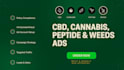 fix and run peptide ads, cbd ads, smoke ads, peptide campaign approval