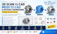 3d scan to cad mesh to cad and reverse engineering from scan data