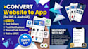 convert website into app, website to app with high UI UX