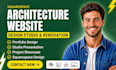 build squarespace architecture website design studio home renovation website