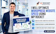 optimize wordpress website speed using wp rocket