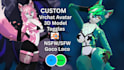 create vrchat furry avatar 3d model vtuber model vr character