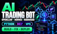build ai python trading bot openclaw hermes agent and robinhood mcp