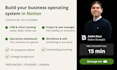 create a customized notion workspace for your business