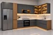 design 3d kitchen cabinet with cad drawing cut list and render