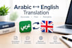 do accurate arabic english translation and data entry