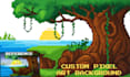 create 2d top down pixel art background tileset pixel art animation
