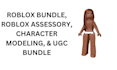 create a custom roblox character ugc bundle