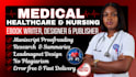 write medical research, summaries, reports and case studies