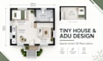 design a tiny house or adu layout that maximizes every square foot
