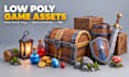 create low poly 3d game assets, props and optimized 3d models, game ready