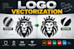 vectorize or convert logo to vector