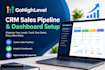setup gohighlevel CRM sales pipeline and dashboard