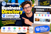build wordpress business directory listingpro local service directory website