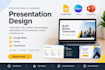 be your designer for powerpoint, canva, and google slides