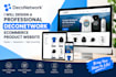 design a professional deconetwork ecommerce product website