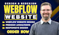 design webflow website, redesign webflow website, figma to webflow website