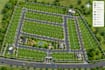 create a residential property map with plot and road layout