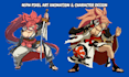 do nsfw pixel art arnimation 2d game art pixel art sprite sheet pixel art sprite