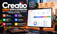 do creatio CRM setup, creatio setup, cofiguration, automation, integration